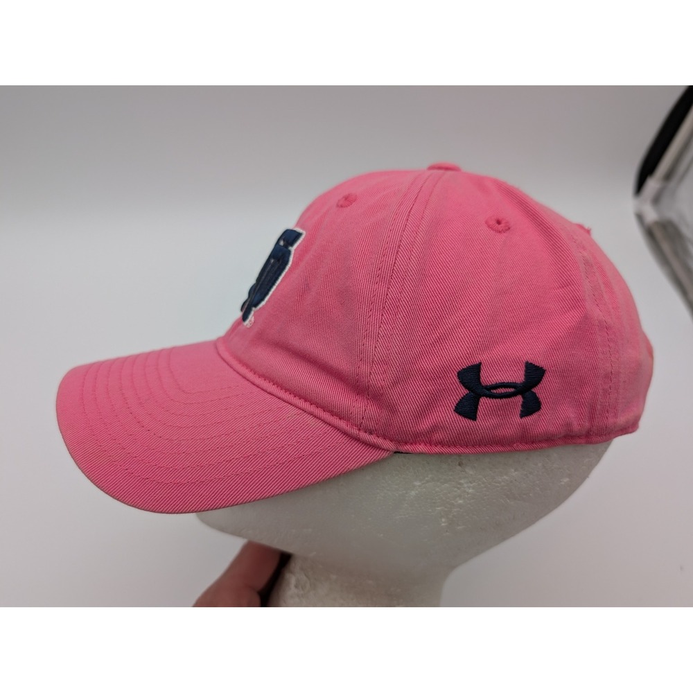Under Armour Notre Dame Fighting Irish Pink Adjustable Hat Womens Cap OSFM - Picture 2 of 10